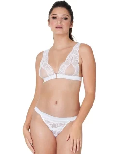 Best Pirce 😍 Pleasure State Phoebe Soft Cup Bra In Bright White 😀