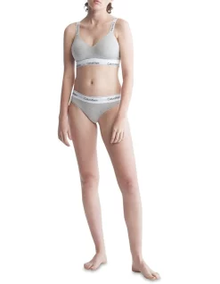 Flash Sale 🎉 Calvin Klein Modern Cotton Lightly Lined Bralette In Grey ✔️ -Outlet balconette-bras-lingerie Store unnamed file 1031