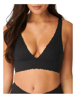Brand new 👍 Sloggi Zero Feel Lace Wirefree Top Bra In Black ⭐