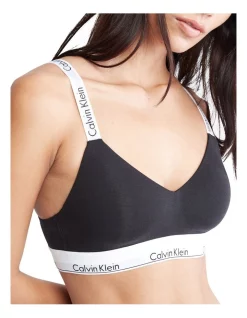Deals ⌛ Calvin Klein Modern Cotton Lightly Lined Bralette In Black 🎉 -Outlet balconette-bras-lingerie Store unnamed file 1072