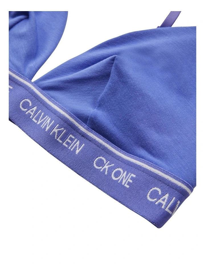 Best Pirce π Calvin Klein Ck One Recycled Unlined Triangle Bra In Blue β¨ 6 Best Pirce π Calvin Klein Ck One Recycled Unlined Triangle Bra In Blue β¨ - Image 4