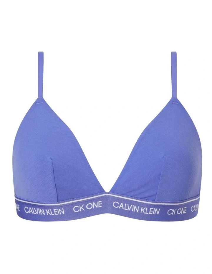 Best Pirce π Calvin Klein Ck One Recycled Unlined Triangle Bra In Blue β¨ 7 Best Pirce π Calvin Klein Ck One Recycled Unlined Triangle Bra In Blue β¨ - Image 5