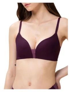 Buy 🤩 Triumph Flex Smart Padded Bra In Purple 😍