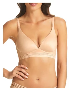 Deals 👍 Fine Lines Supersoft Wirefree T-Shirt Bra In Sand 🔔