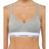 Coupon 🤩 Calvin Klein Modern Cotton Lightly Lined Bralette In Grey 😍 -Outlet balconette-bras-lingerie Store unnamed file 1218