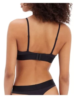 Wholesale ⌛ Calvin Klein Embossed Icon Cotton Light Lined Triangle Bralette In Black ✔️ -Outlet balconette-bras-lingerie Store unnamed file 1343