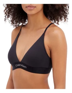 Wholesale ⌛ Calvin Klein Embossed Icon Cotton Light Lined Triangle Bralette In Black ✔️ -Outlet balconette-bras-lingerie Store unnamed file 1344