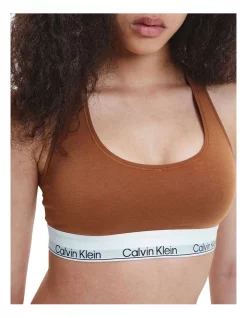 Cheap 🛒 Calvin Klein Modern Cotton Naturals Unlined Bralette In Brown 🧨 -Outlet balconette-bras-lingerie Store unnamed file 1348