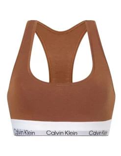 Cheap 🛒 Calvin Klein Modern Cotton Naturals Unlined Bralette In Brown 🧨 -Outlet balconette-bras-lingerie Store unnamed file 1349