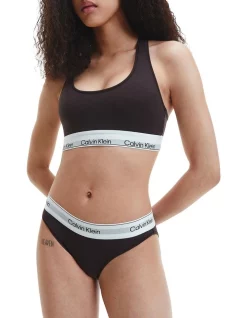 Best reviews of 🎉 Calvin Klein Modern Cotton Naturals Unlined Bralette In Black ✨