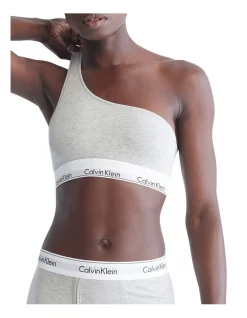 New ๐ Calvin Klein Modern Cotton Unlined Bralette In Grey Heather โ๏ธ