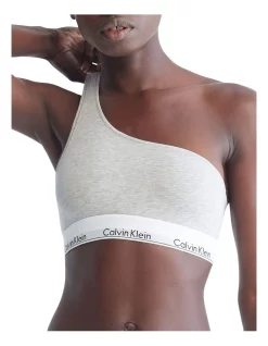 New 🎁 Calvin Klein Modern Cotton Unlined Bralette In Grey Heather ✔️ -Outlet balconette-bras-lingerie Store unnamed file 1438