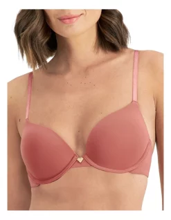 Outlet 🥰 Temple Luxe Smooth Luxe Level 1 Push Up Bra In Rosey 👏