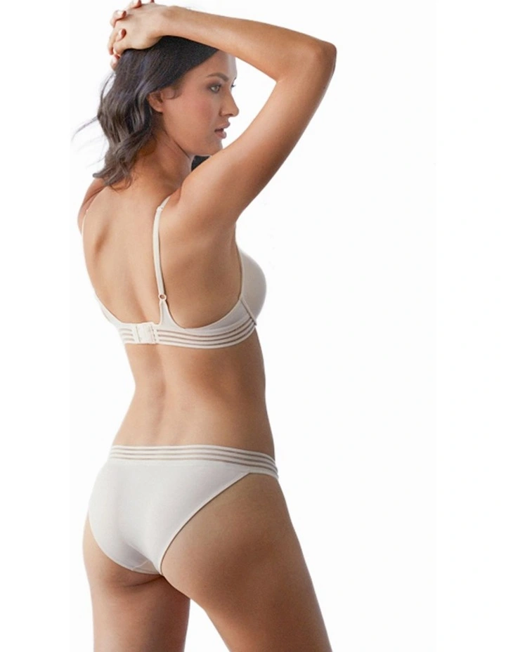 New π Me. By Bendon Stripe Elastic & Papertouch Demi Bra In Silver Peony π 4 New π Me. By Bendon Stripe Elastic & Papertouch Demi Bra In Silver Peony π - Image 2