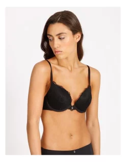 Wholesale ❤️ Chloe & Lola Lace Comfort Contour Push Up Bra Black 🧨