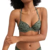 Best Sale 🔔 Aerie Real Sunnie Blossom Lace Demi Bra In Palm ✨