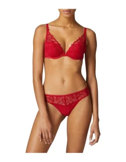Best reviews of 😍 Simone Perele Bloom Triangle Push Up Bra Red 🎉 -Outlet balconette-bras-lingerie Store unnamed file 1815