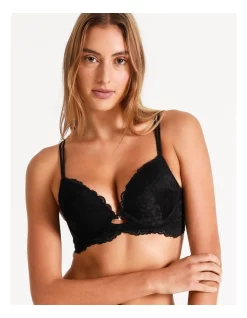 Coupon β€οΈ Chloe & Lola Lace Push Up Bra Black π