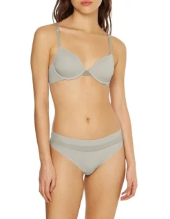 New 🥰 Calvin Klein Perfectly Fit Flex Lightly Lined Demi Bra Dove ⌛