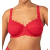 Buy 🌟 Triumph Essential Lace Balconette Bra In Red 👍