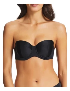 New ✔️ Fine Lines Classics Full Coverage Strapless Bra In Black ✨