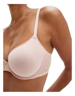 Outlet 🤩 Calvin Klein Sheer Marquisette Lightly Lined Demi Bra In Pink 🧨 -Outlet balconette-bras-lingerie Store unnamed file 28