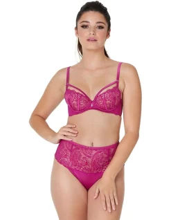 Top 10 🔥 Pleasure State Kika Bohemia Demi Bra In Festival Fuchsia 🔥