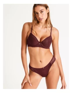 Brand new ⭐ Chloe & Lola Harlow Geo Plunge Push Up Bra Mahogany 🔥 -Outlet balconette-bras-lingerie Store unnamed file 498