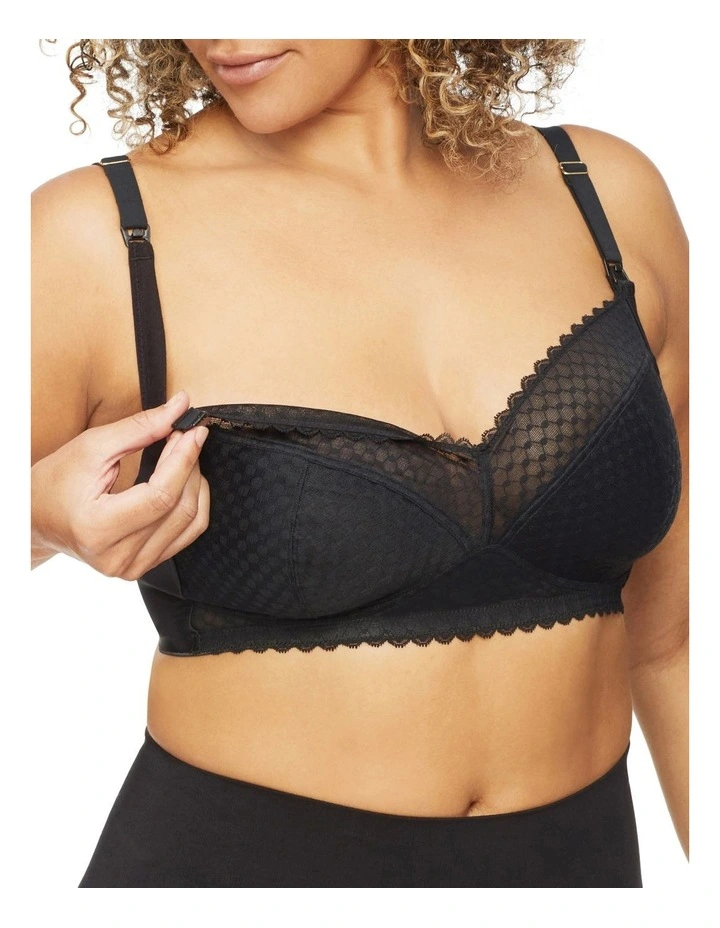 Promo π Nancy Ganz Revive Nursing Lace Wirefree Bra Black π 4 Promo π Nancy Ganz Revive Nursing Lace Wirefree Bra Black π - Image 2