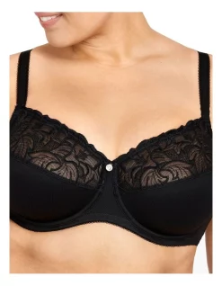 Promo 🔔 Berlei Classics Embroidered Non-Contour Bra In Black 🤩
