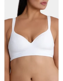 Cheapest 🎉 Playtex Comfort Revolution Swirl Wire-Free Bra White 🥰