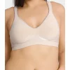 New 🔥 Playtex Comfort Revolution Flex Non-Padded Wirefree Bra Beige 😀