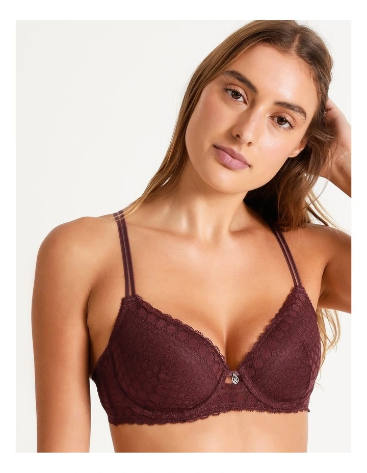 New π Chloe & Lola Harlow Geo Full Coverage Contour Bra Mahogany π 4 New π Chloe & Lola Harlow Geo Full Coverage Contour Bra Mahogany π - Image 2