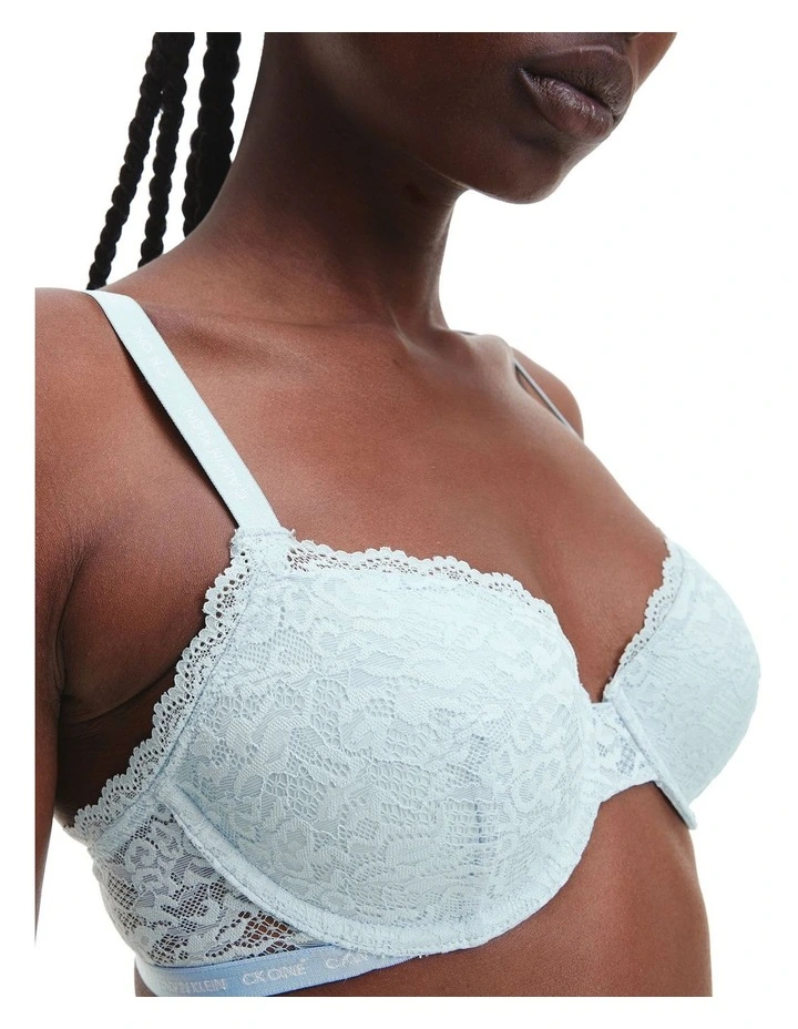 Hot Sale 𧨠Calvin Klein CK One Lace Balconette Bra In Blue βοΈ 5 Hot Sale 𧨠Calvin Klein CK One Lace Balconette Bra In Blue βοΈ - Image 3