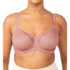 Top 10 ❤️ Triumph Lacy Minimiser Bra In Dusty Pink 🔥