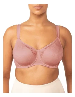Top 10 ❤️ Triumph Lacy Minimiser Bra In Dusty Pink 🔥