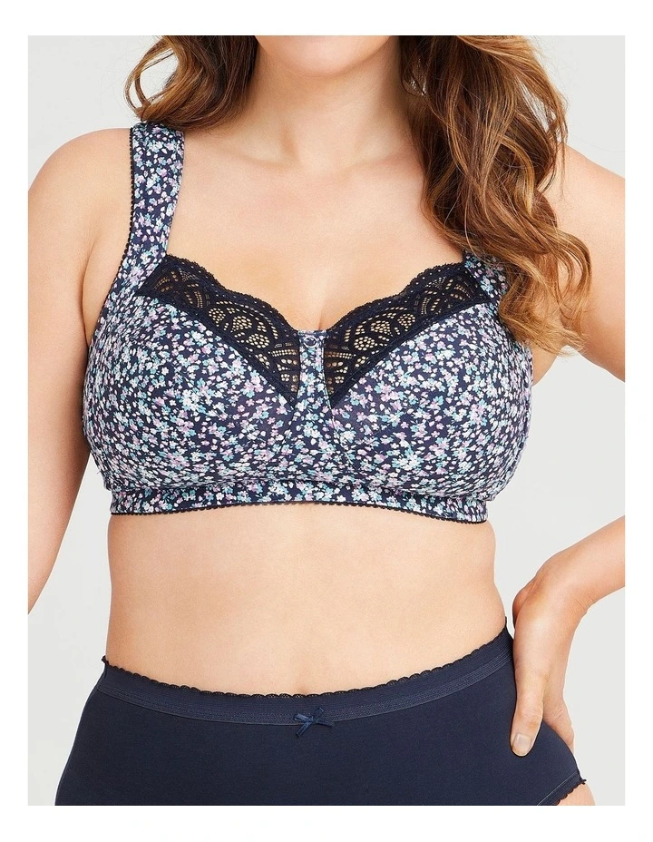 Outlet π Taking Shape Wirefree Cotton Comfort Bra In Floral Print π 3 Outlet π Taking Shape Wirefree Cotton Comfort Bra In Floral Print π
