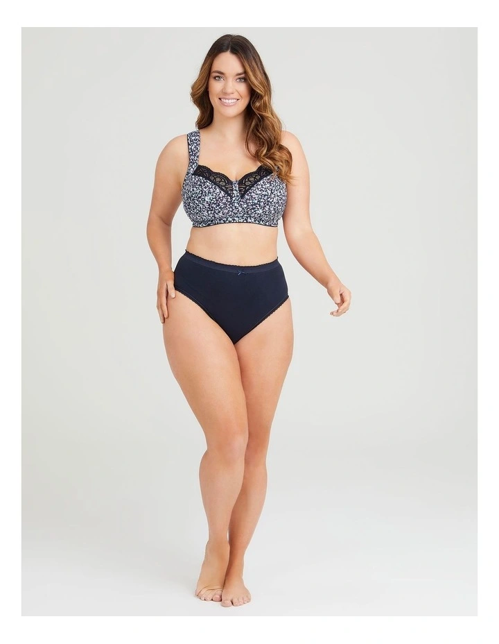 Outlet π Taking Shape Wirefree Cotton Comfort Bra In Floral Print π 5 Outlet π Taking Shape Wirefree Cotton Comfort Bra In Floral Print π - Image 3